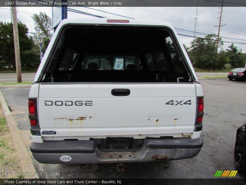 Bright White / Gray 1997 Dodge Ram 2500 ST Regular Cab 4x4
