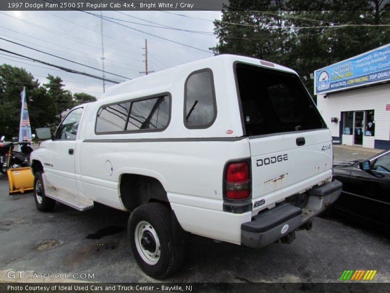 Bright White / Gray 1997 Dodge Ram 2500 ST Regular Cab 4x4