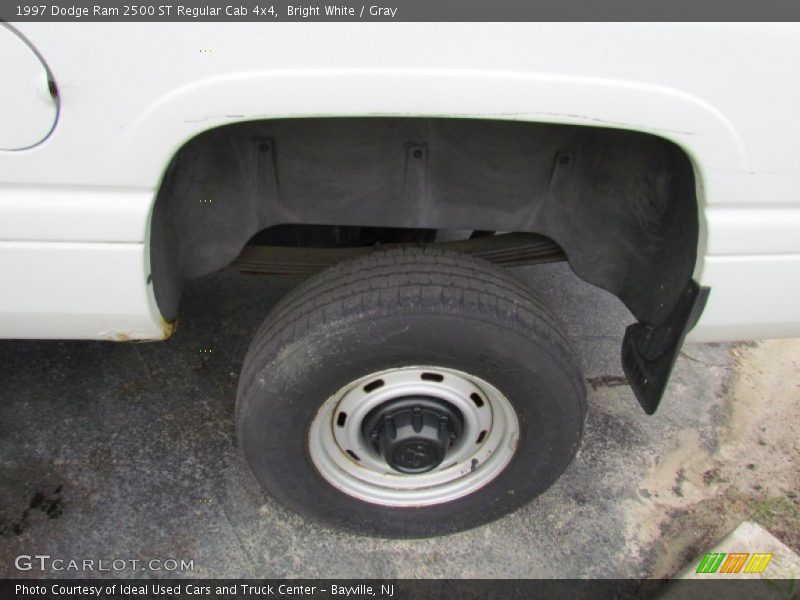 Bright White / Gray 1997 Dodge Ram 2500 ST Regular Cab 4x4