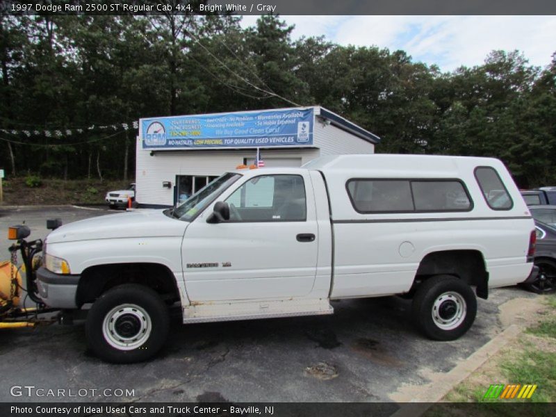 Bright White / Gray 1997 Dodge Ram 2500 ST Regular Cab 4x4