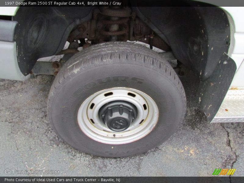 Bright White / Gray 1997 Dodge Ram 2500 ST Regular Cab 4x4