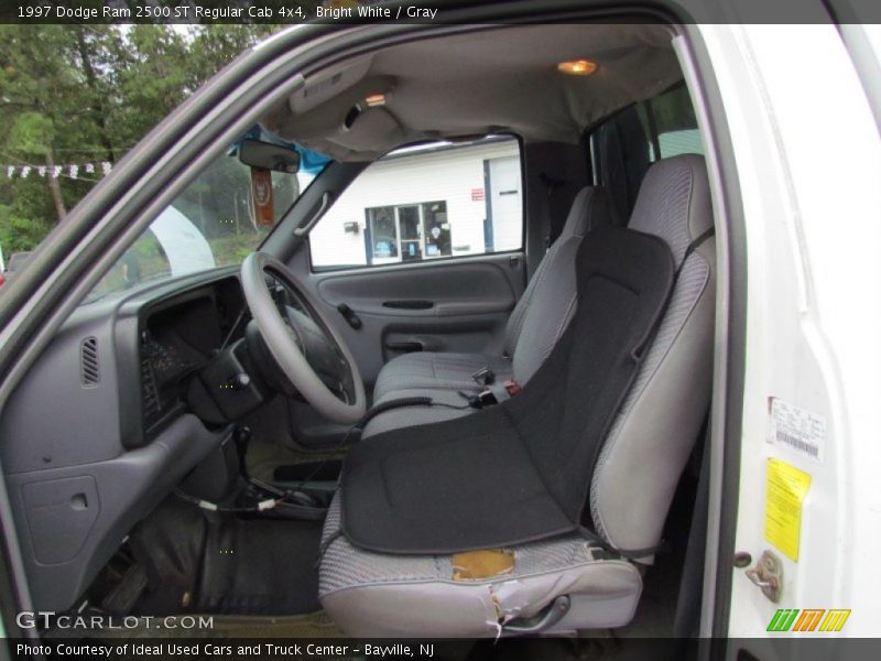 Bright White / Gray 1997 Dodge Ram 2500 ST Regular Cab 4x4