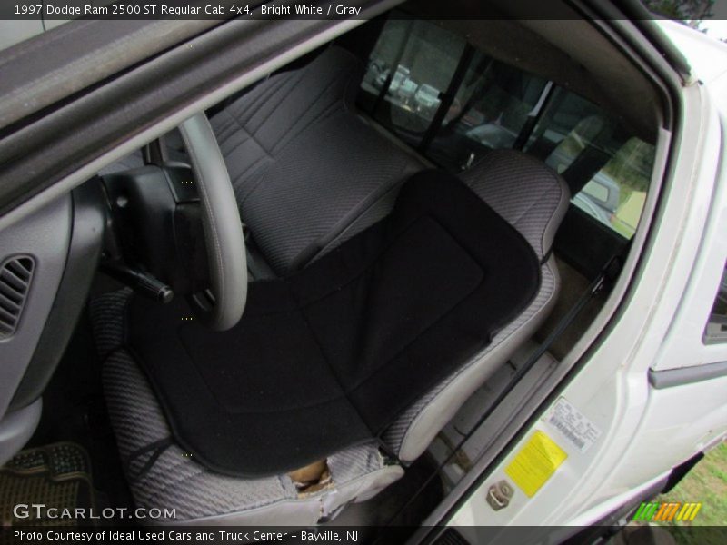 Bright White / Gray 1997 Dodge Ram 2500 ST Regular Cab 4x4