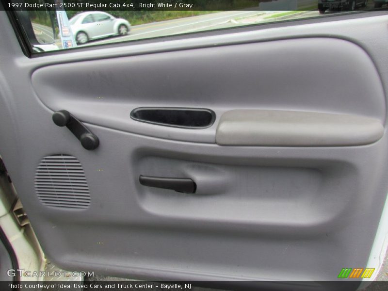 Bright White / Gray 1997 Dodge Ram 2500 ST Regular Cab 4x4