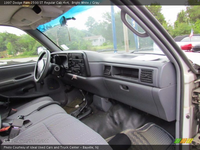 Bright White / Gray 1997 Dodge Ram 2500 ST Regular Cab 4x4