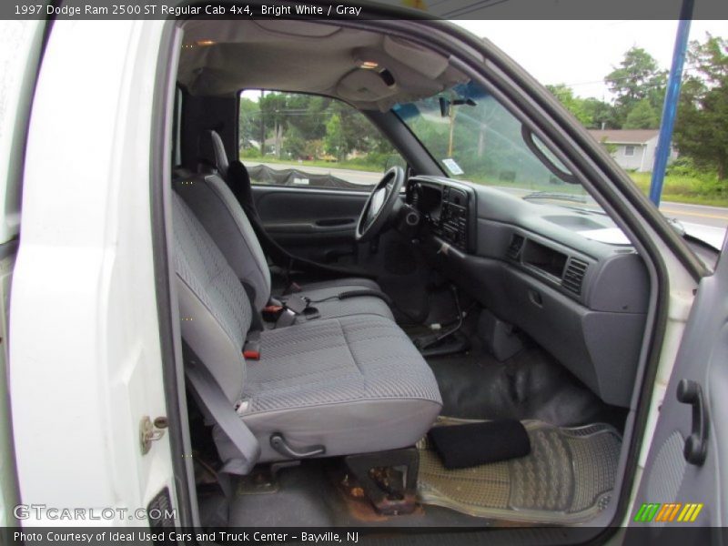Bright White / Gray 1997 Dodge Ram 2500 ST Regular Cab 4x4