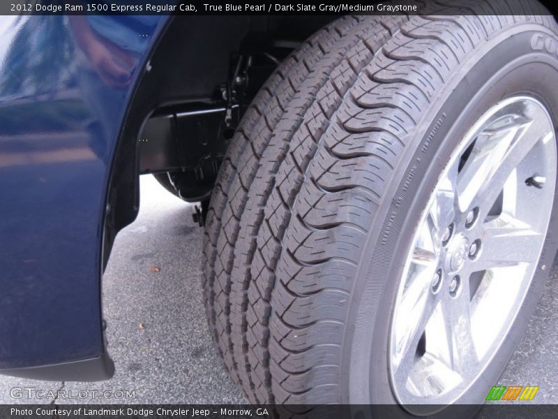 True Blue Pearl / Dark Slate Gray/Medium Graystone 2012 Dodge Ram 1500 Express Regular Cab