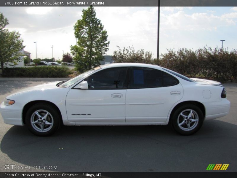 Ivory White / Graphite 2003 Pontiac Grand Prix SE Sedan