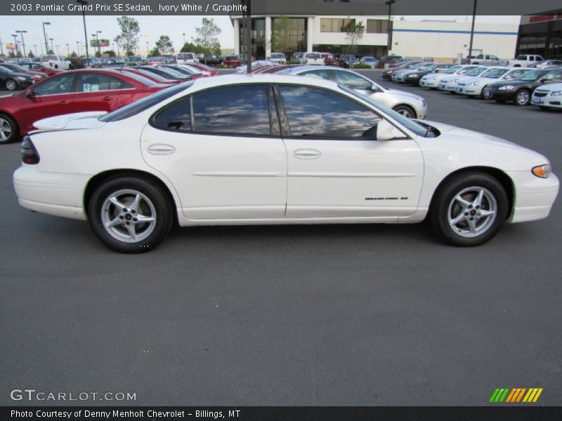 Ivory White / Graphite 2003 Pontiac Grand Prix SE Sedan