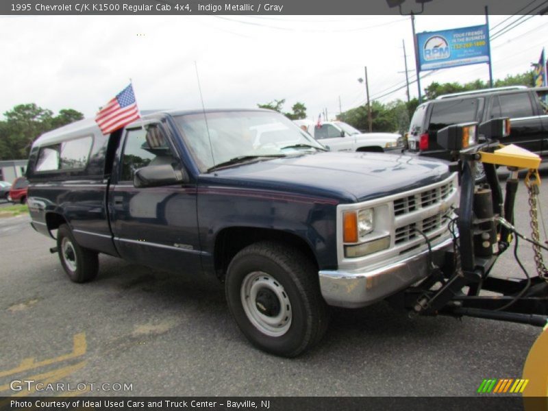 Indigo Metallic / Gray 1995 Chevrolet C/K K1500 Regular Cab 4x4