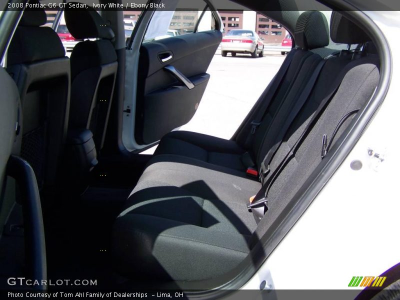 Ivory White / Ebony Black 2008 Pontiac G6 GT Sedan