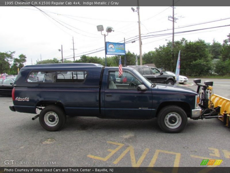 Indigo Metallic / Gray 1995 Chevrolet C/K K1500 Regular Cab 4x4