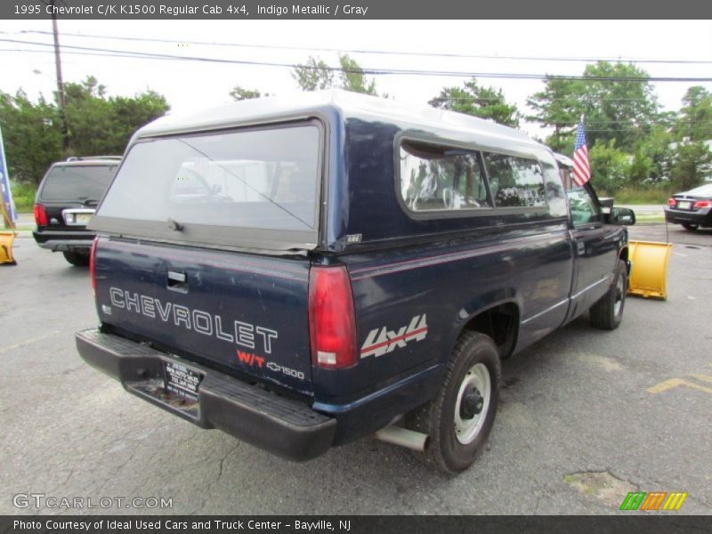 Indigo Metallic / Gray 1995 Chevrolet C/K K1500 Regular Cab 4x4