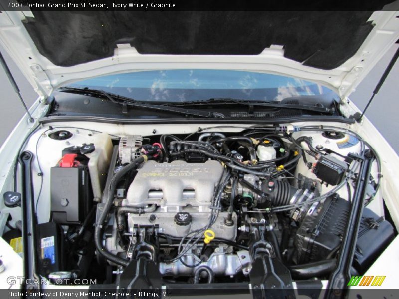 Ivory White / Graphite 2003 Pontiac Grand Prix SE Sedan