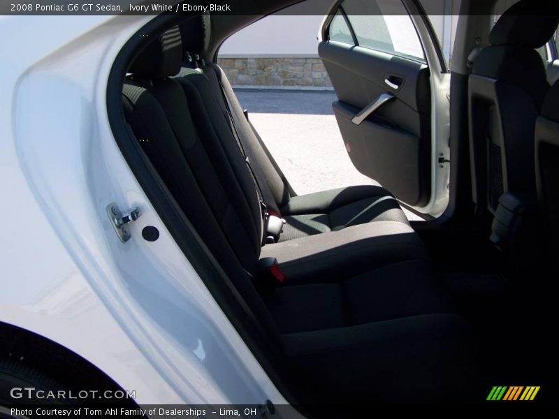 Ivory White / Ebony Black 2008 Pontiac G6 GT Sedan