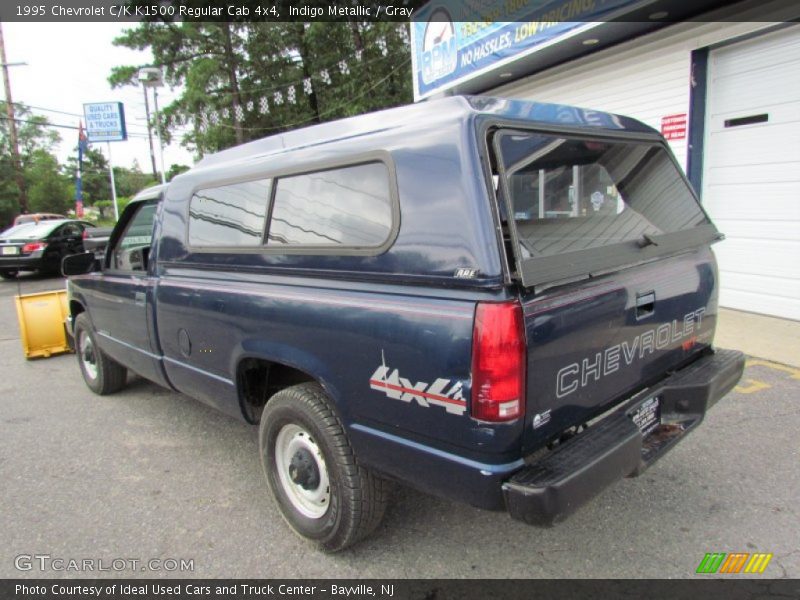 Indigo Metallic / Gray 1995 Chevrolet C/K K1500 Regular Cab 4x4
