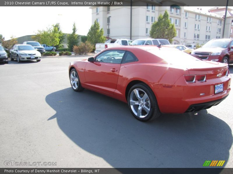Inferno Orange Metallic / Black 2010 Chevrolet Camaro LT/RS Coupe