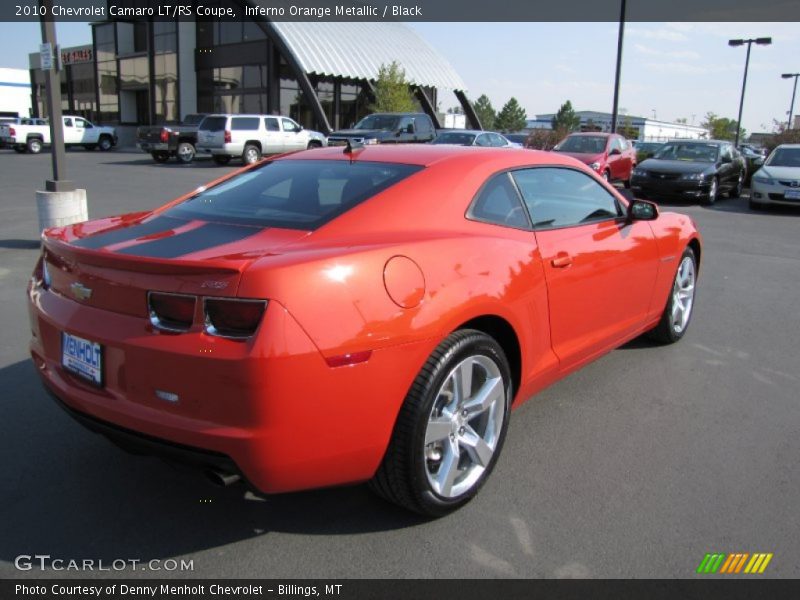 Inferno Orange Metallic / Black 2010 Chevrolet Camaro LT/RS Coupe