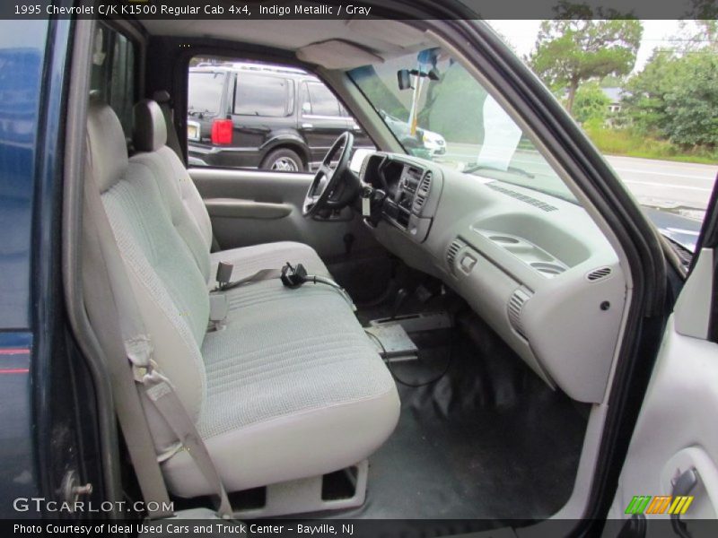 Indigo Metallic / Gray 1995 Chevrolet C/K K1500 Regular Cab 4x4