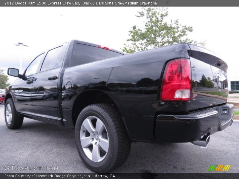 Black / Dark Slate Gray/Medium Graystone 2012 Dodge Ram 1500 Express Crew Cab