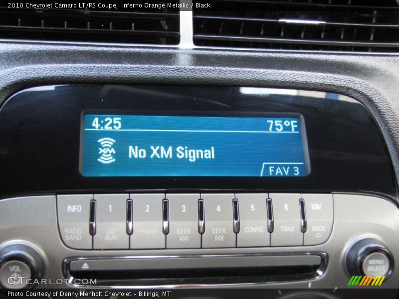 Audio System of 2010 Camaro LT/RS Coupe