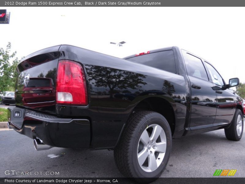 Black / Dark Slate Gray/Medium Graystone 2012 Dodge Ram 1500 Express Crew Cab