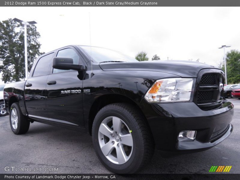 Black / Dark Slate Gray/Medium Graystone 2012 Dodge Ram 1500 Express Crew Cab