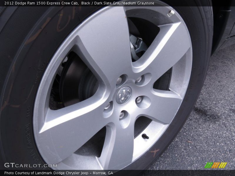 Black / Dark Slate Gray/Medium Graystone 2012 Dodge Ram 1500 Express Crew Cab