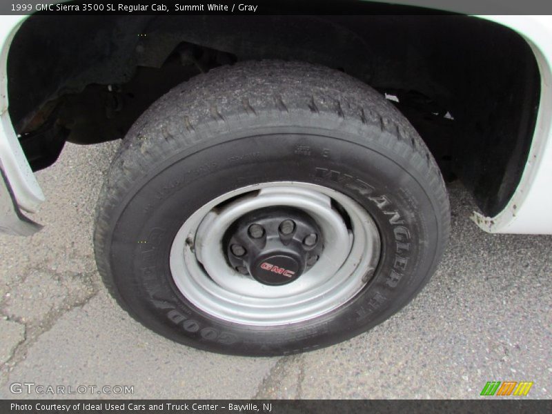 Summit White / Gray 1999 GMC Sierra 3500 SL Regular Cab