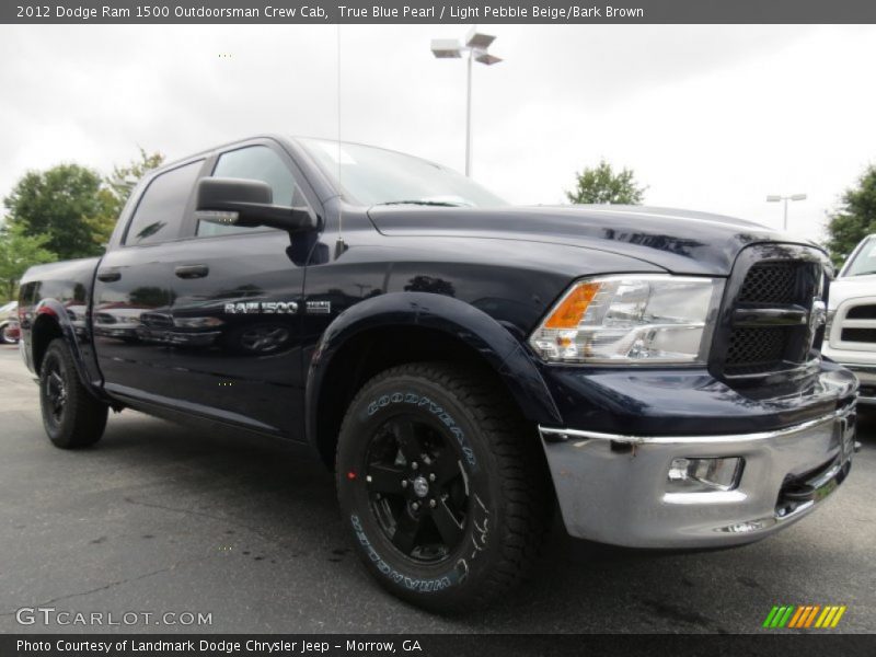 Front 3/4 View of 2012 Ram 1500 Outdoorsman Crew Cab