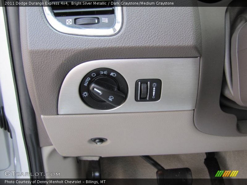 Controls of 2011 Durango Express 4x4