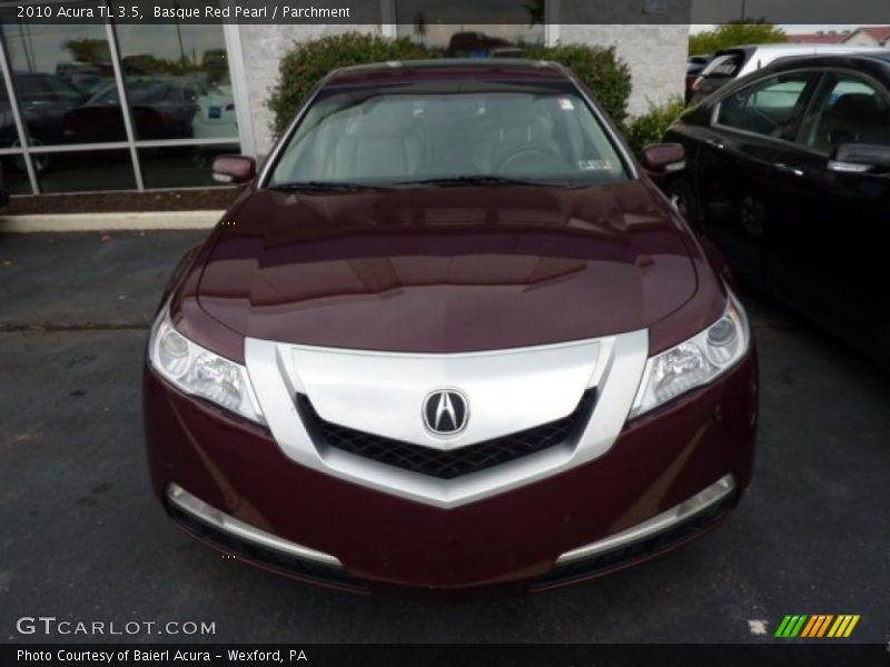 Basque Red Pearl / Parchment 2010 Acura TL 3.5