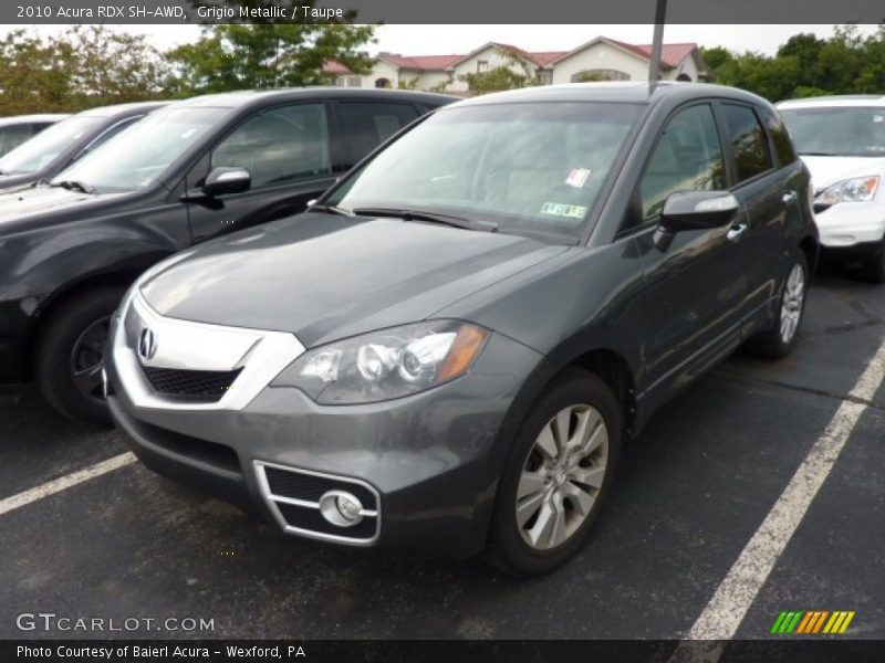 Grigio Metallic / Taupe 2010 Acura RDX SH-AWD