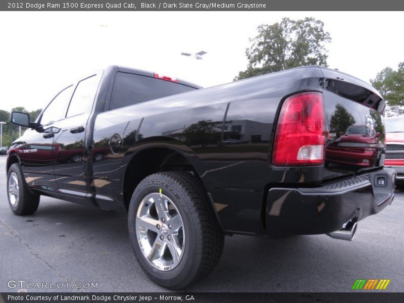 Black / Dark Slate Gray/Medium Graystone 2012 Dodge Ram 1500 Express Quad Cab
