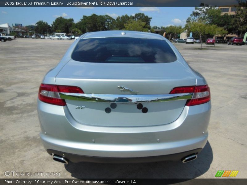 Liquid Silver Metallic / Dove/Charcoal 2009 Jaguar XF Premium Luxury