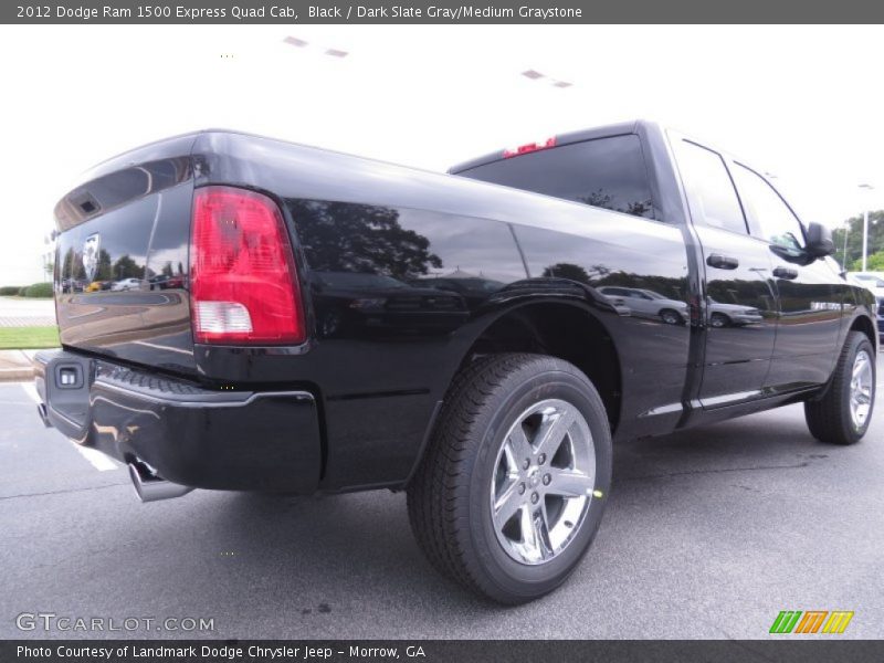 Black / Dark Slate Gray/Medium Graystone 2012 Dodge Ram 1500 Express Quad Cab