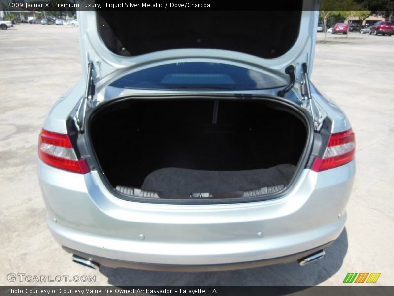 Liquid Silver Metallic / Dove/Charcoal 2009 Jaguar XF Premium Luxury
