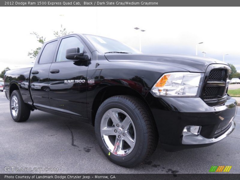Black / Dark Slate Gray/Medium Graystone 2012 Dodge Ram 1500 Express Quad Cab