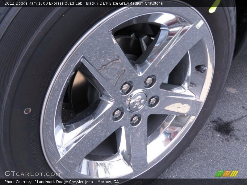 Black / Dark Slate Gray/Medium Graystone 2012 Dodge Ram 1500 Express Quad Cab