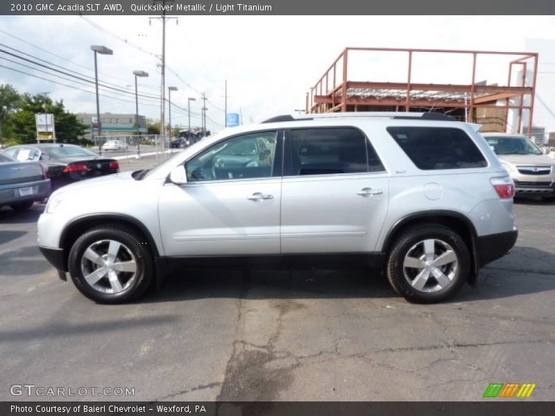 Quicksilver Metallic / Light Titanium 2010 GMC Acadia SLT AWD