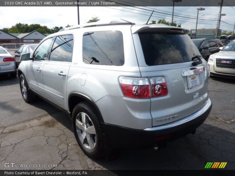 Quicksilver Metallic / Light Titanium 2010 GMC Acadia SLT AWD