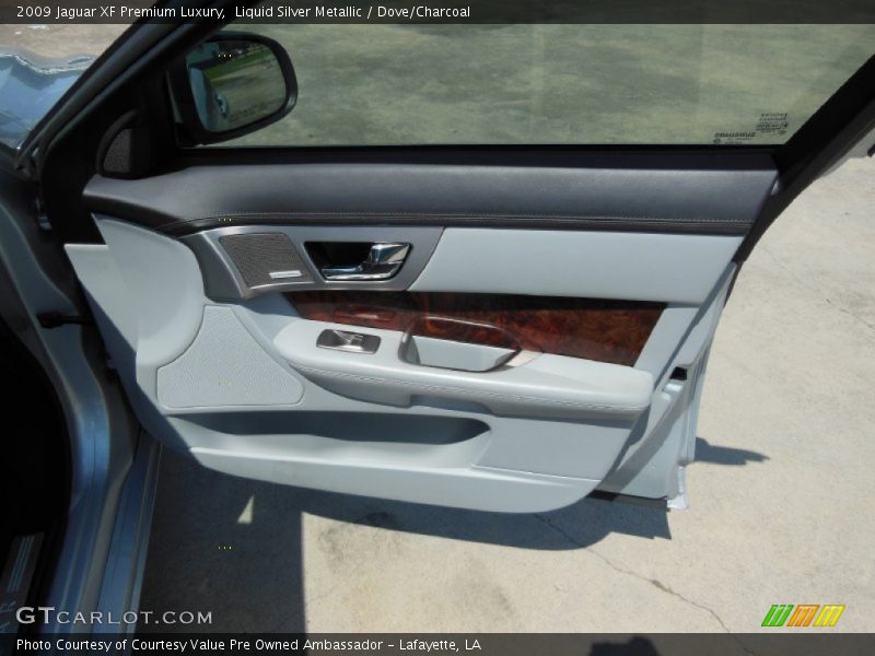 Liquid Silver Metallic / Dove/Charcoal 2009 Jaguar XF Premium Luxury