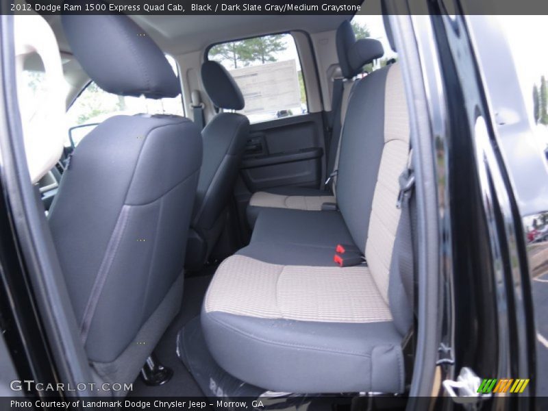 Black / Dark Slate Gray/Medium Graystone 2012 Dodge Ram 1500 Express Quad Cab