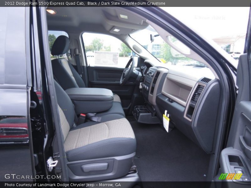 Black / Dark Slate Gray/Medium Graystone 2012 Dodge Ram 1500 Express Quad Cab