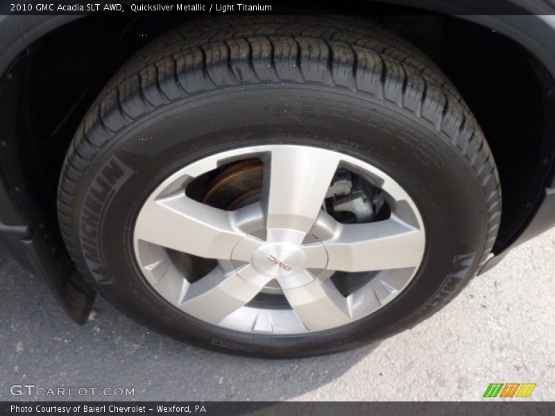 Quicksilver Metallic / Light Titanium 2010 GMC Acadia SLT AWD
