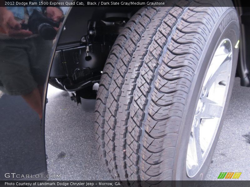 Black / Dark Slate Gray/Medium Graystone 2012 Dodge Ram 1500 Express Quad Cab