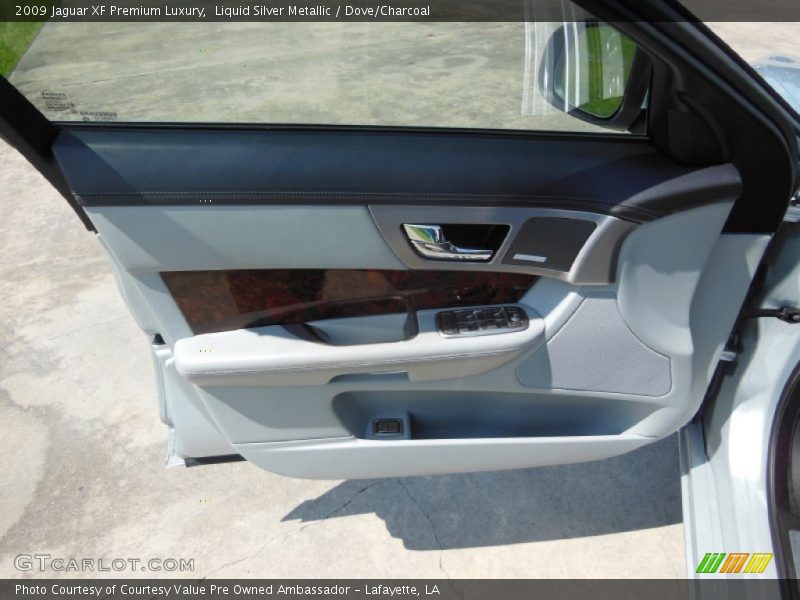 Liquid Silver Metallic / Dove/Charcoal 2009 Jaguar XF Premium Luxury