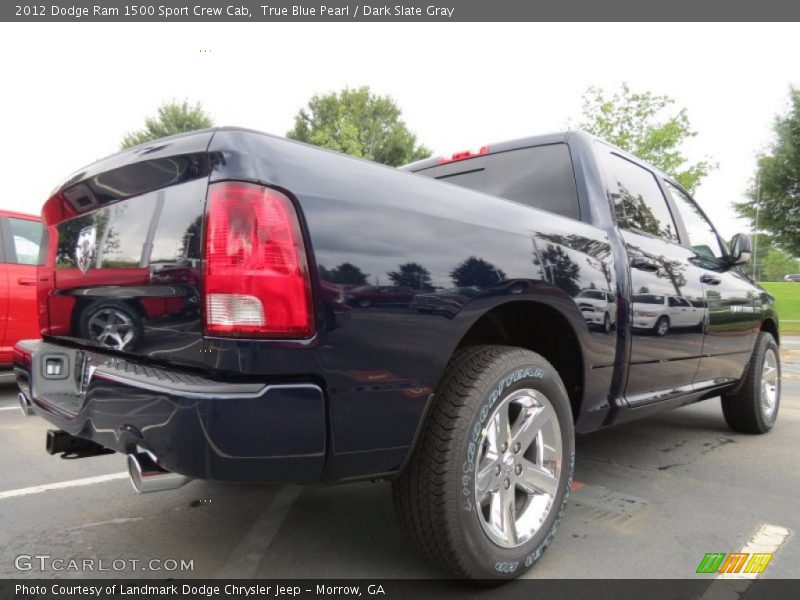True Blue Pearl / Dark Slate Gray 2012 Dodge Ram 1500 Sport Crew Cab