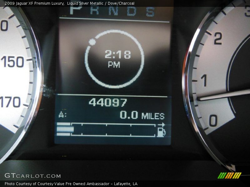 Liquid Silver Metallic / Dove/Charcoal 2009 Jaguar XF Premium Luxury