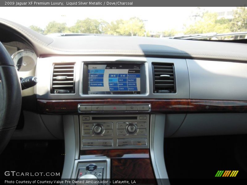 Liquid Silver Metallic / Dove/Charcoal 2009 Jaguar XF Premium Luxury